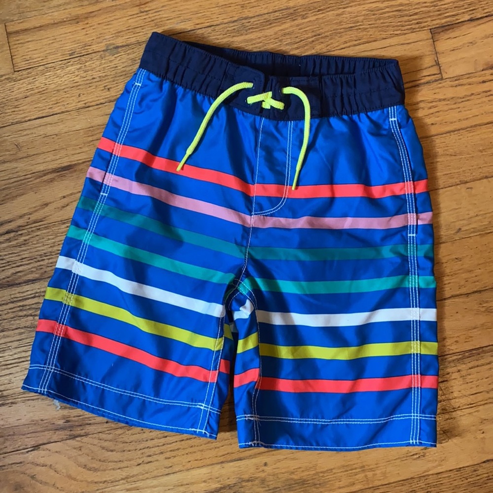 GAP Striped Swim Trunks - Small